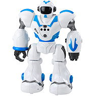 LEAN Toys 28840 Interactive remote-controlled robot, 16 functions, lights and sounds, blue - Robot