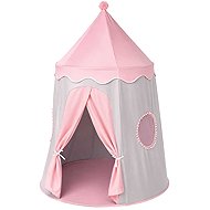 Tulimi foldable castle play tent, grey/pink - Tent for Children