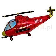 Helicopter balloon 60 cm - helicopter - red - Balloons