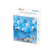 Balloon garland - set baby blue and white, 300 cm - 65 pcs - baby shower - Garland