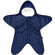 Baby Bites Star Winter Fleece Navy Blue - Stroller Footmuff