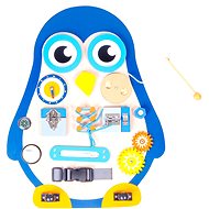 Aga4Kids Montessori wooden board Penguin - Activity Board
