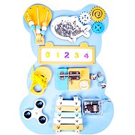 Aga4Kids Montessori wooden board Bear blue - Activity Board