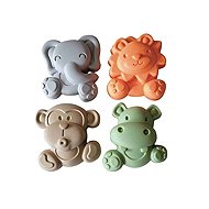 Adriatic Bábovičky Animals 4 pcs 19 cm - Sand Tool Kit