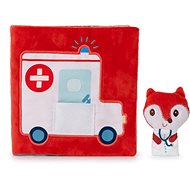 Lilliputiens - textile book with finger puppet - Doctor Alice - Cloth Book