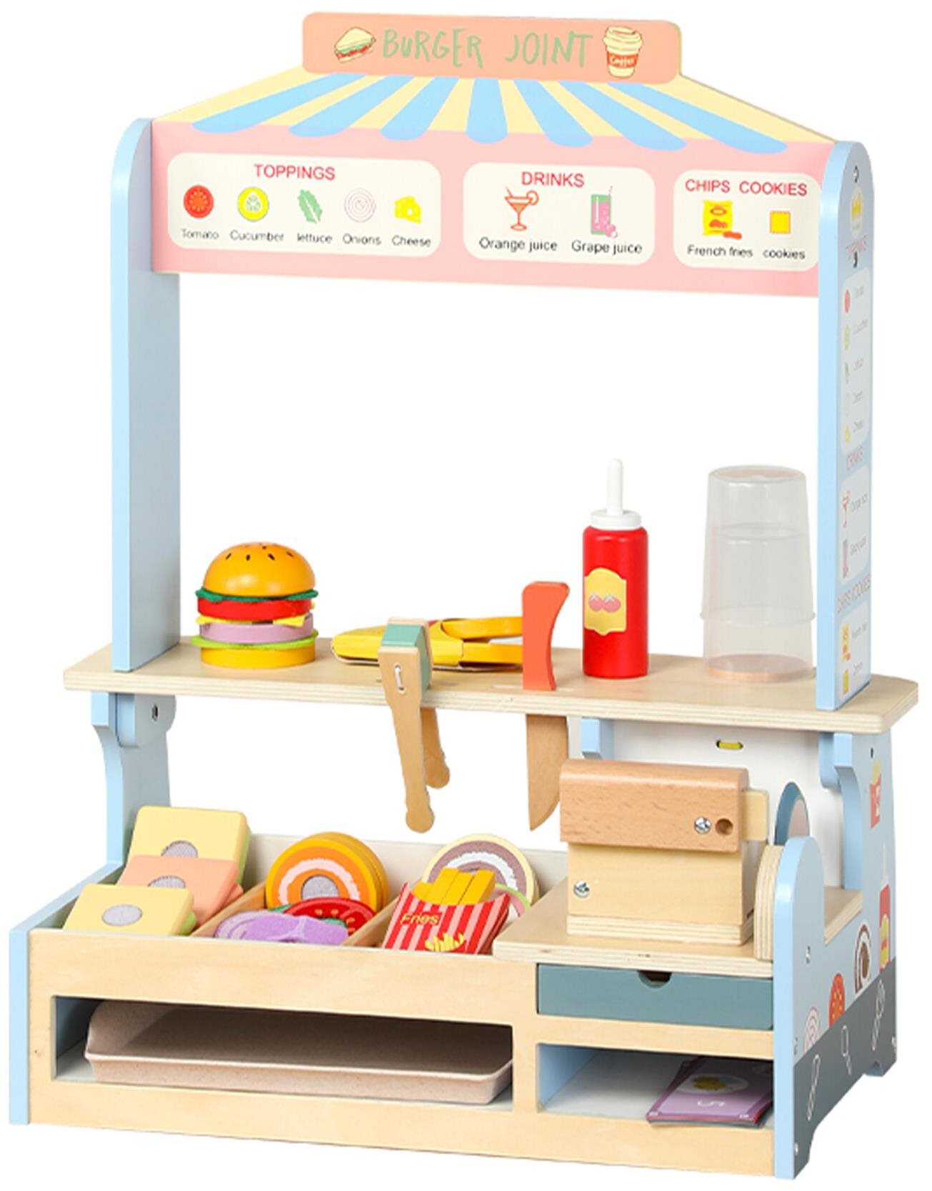 Aga4Kids Children's wooden shop DS5660 - Kids' Play Store