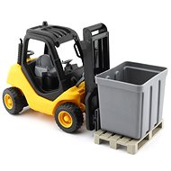 Adriatic Forklift with pallet and container 28 cm - Toy Car
