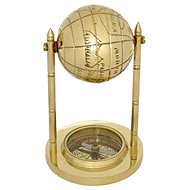 Decorative brass globe with compass - Globe