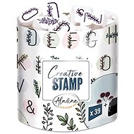 Aladine Flower alphabet and wreaths - Children’s Stamps