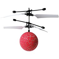 Helicopter ball with LED red - Interactive Toy