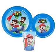 Alum Super Mario - plate, bowl, cup - Children's Dining Set