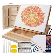 Painting set in case - 46 elements - Acrylic Paints