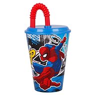 Cup with straw 430 ml - Spiderman - Drinking Cup