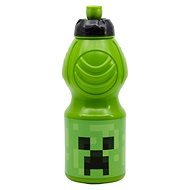 Plastic Minecraft Sports Bottle - Creeper 400ml - Children's Water Bottle