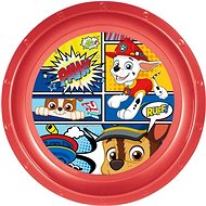 Plastic plate Tlapková patrola - comix red 22 cm - Children's Plate