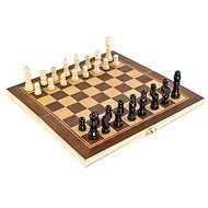 Fából készült utazó sakk-készlet 28 × 28 cm - Társasjáték