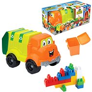 Garbage truck with 30 cubes - Toy Car