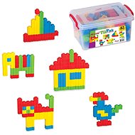 Maxi Tik-tak in box, 62 pcs - Building Set