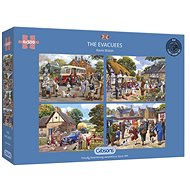 Gibsons Puzzle Evacuees 4x500 pieces - Jigsaw Puzzle