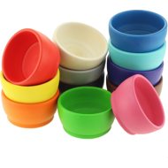 Wooden toy "Colourful bowls" - Educational Set