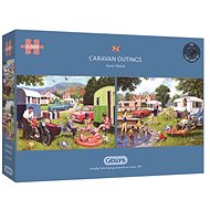 Gibsons Caravan Trips Puzzle 2x500 pieces - Jigsaw Puzzle