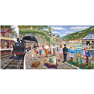 Gibsons Panoramic Puzzle Coastal Train 636 pieces - Jigsaw Puzzle