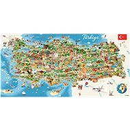 Anatolian Panoramic Puzzle Map of Turkey 1500 pieces - Jigsaw Puzzle