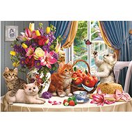 Anatolian Puzzle Fluffy kittens in the living room 260 pieces - Jigsaw Puzzle