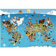 Anatolian Puzzle Cartoon World Map 260 pieces - Jigsaw Puzzle