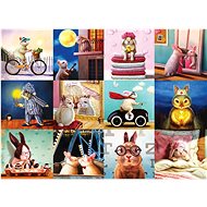 Eurographics Puzzle Funny Rabbits 1000 pieces - Jigsaw Puzzle