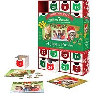 Eurographics Puzzle Advent calendar: christmas cats 24x50 pieces - Adventi naptár