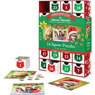 Eurographics Puzzle Advent calendar: christmas cats 24x50 pieces - Advent Calendar