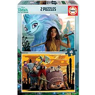 Educa Puzzle Raya and the dragon 2x48 pieces - Jigsaw Puzzle