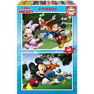 Educa Puzzle Mickey and friends 2x48 pieces - Jigsaw Puzzle