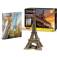 Cubicfun 3D puzzle National Geographic: Eiffel Tower 80 pieces - 3D Puzzle