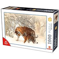 Deico Puzzle Tiger with cub 1000 pieces - Jigsaw Puzzle