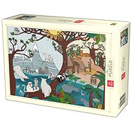 Deico Puzzle Summer and winter 1000 pieces - Jigsaw Puzzle