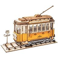 Robotime Rolife 3D wooden puzzle Tram 145 pieces - 3D puzzle