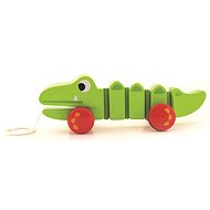 Trefl Wooden Crocodile Emil on a String - Push and Pull Toy