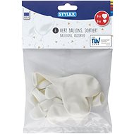 Balloons hearts white 2 sizes - Balloons