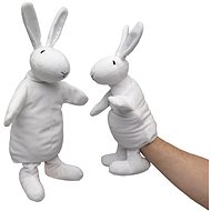 Rabbits Bob and Bobek, 2 piece set - Hand Puppet