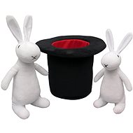 Rabbits Bob and Bobek in hat, 3-piece set - Soft Toy