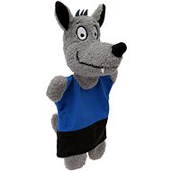 Grey wolf 33 cm, puppet - Hand Puppet