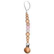 Elpinio pendant with pacifier clip - pink - Dummy Clip