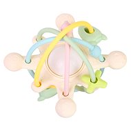 Elpinio silicone rattle and teether - light - Baby Teether