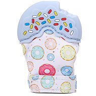 Elpinio silicone teething donut gloves - blue - Baby Teether