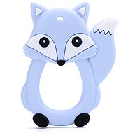 Elpinio silicone teether fox - blue - Baby Teether