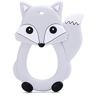 Elpinio silicone teether fox - grey - Baby Teether