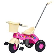 Bayo Baby pedal tricycle with guide bar Junior pink - Tricycle