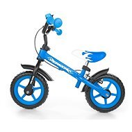 Milly Mally Detské odrážadlo bicykel Dragon s brzdou blue - Športové odrážadlo
